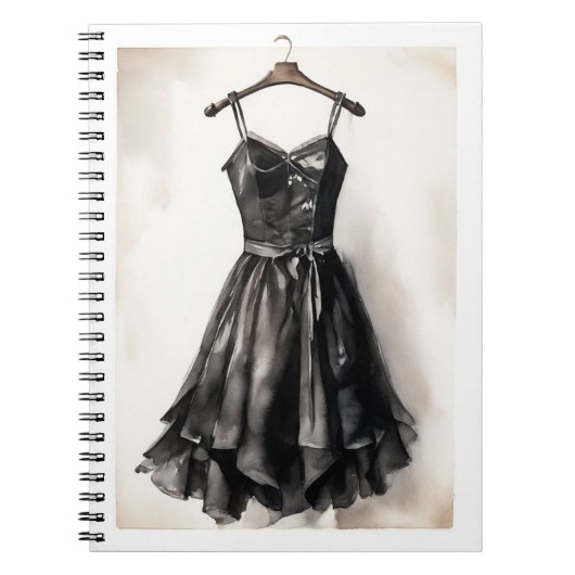  Victoriaans LBD Little Black Dress Memoir Notitieboek (Voorkant)