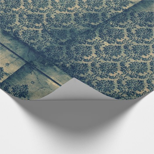  Victoriaans lebif-achtermarkeringsrand Cadeaupapier (Hoek)