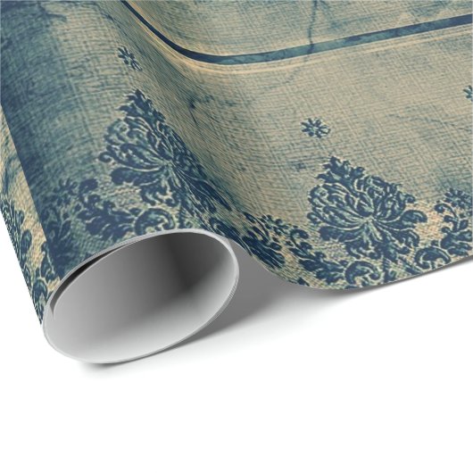  Victoriaans lebif-achtermarkeringsrand Cadeaupapier (Rol Hoek)