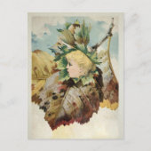 Victoriaans lederen Briefkaart (Voorkant)