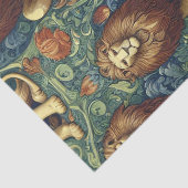 Victoriaans leeuwen tissuepapier (Detail)