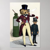 Victoriaans leeuwenrokerssigaar poster (Voorkant)