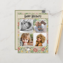 Victoriaans  lente - rode dagen - foto briefkaart