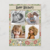 Victoriaans  lente - rode dagen - foto briefkaart (Voorkant)