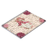  Victoriaans Letters Oud Gedicht Schrijven Notitieboek (Linkerzijde)