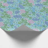 Victoriaans libellen Tuinkleurige en zachte kleure Cadeaupapier (Hoek)