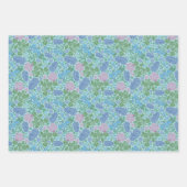 Victoriaans libellen Tuinkleurige en zachte kleure Inpakpapier Vel (Voorkant)