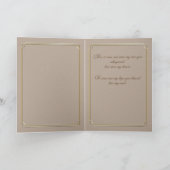 Victoriaans Liefde Lederen Roos Foto Lijst Feestdagen Kaart (Binnen)