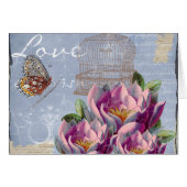 Victoriaans liefdesdenken Dreams Butterfly Bird Ca (Voorkant Horizontaal)