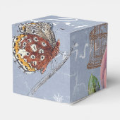 Victoriaans liefdesdenken Dreams Butterfly Bird Ca Bedankdoosjes (Achterkant)