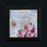 Victoriaans liefdesdenken Dreams Butterfly Bird Ca Cadeaudoosje<br><div class="desc">Pas dit geschenk voor uw eigen ontvanger aan.</div>