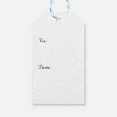 Victoriaans liefdesdenken Dreams Butterfly Bird Ca Cadeaulabel (Achterkant)