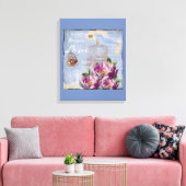 Victoriaans liefdesdenken Dreams Butterfly Bird Ca Canvas Afdruk (Insitu (Woonkamer))