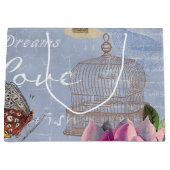 Victoriaans liefdesdenken Dreams Butterfly Bird Ca Groot Cadeauzakje (Voorkant)