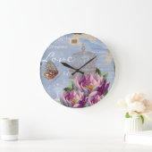 Victoriaans liefdesdenken Dreams Butterfly Bird Ca Grote Klok (Huis)