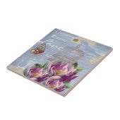 Victoriaans liefdesdenken Dreams Butterfly Bird Ca Tegeltje (Zijkant)