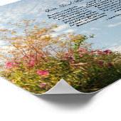 Victoriaans liefdesgedicht poster (Hoek)