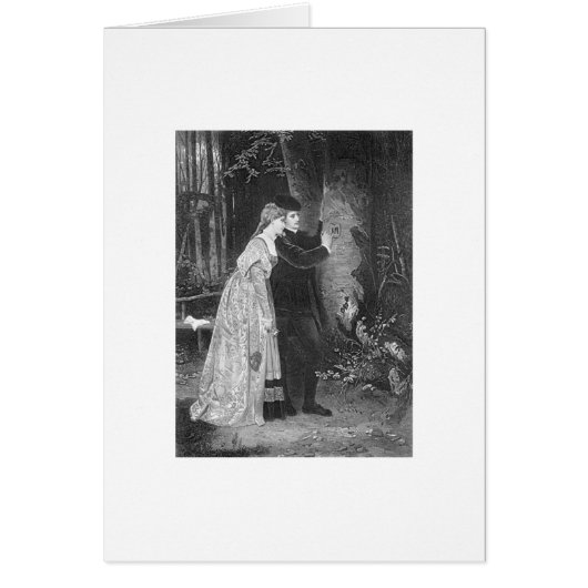 Victoriaans liefdeskaart (Voorkant)