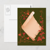 Victoriaans lijst briefkaart (Voorkant / Achterkant)