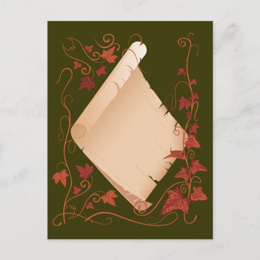 Victoriaans lijst briefkaart (Voorkant)