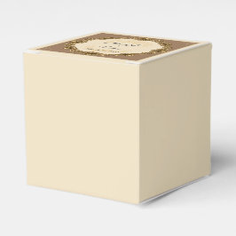 Victoriaans Lijst in gouden bruiloft Bedankdoosjes