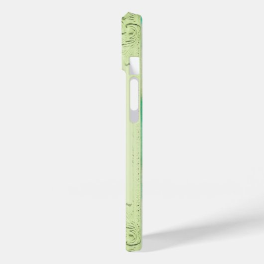 Victoriaans lijst Sky Cloud blauwgroen crème schil Case-Mate iPhone Case (Achterkant / Links)