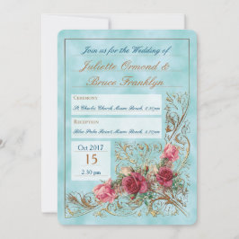 Victoriaans Lijst - Wedding Invitation Suite Kaart