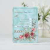 Victoriaans Lijst - Wedding Invitation Suite Kaart (Staand voorkant)