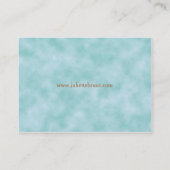 Victoriaans Lijst - Wedding Invitation Suite Visitekaartje (Achterkant)