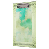 Victoriaans lijsten hemelschilderij Elegante blauw Klembord (Links)