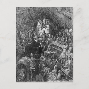 Victoriaans Londen - Een stadsdoorvoer Briefkaart
