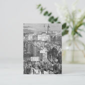 Victoriaans Londen - London Bridge 1872 Briefkaart (Staand voorkant)