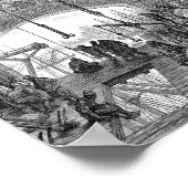 Victoriaans Londen - Pakhuis van de Theems Poster (Hoek)