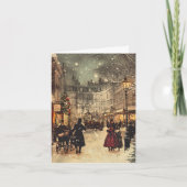 Victoriaans Londen Winter Wonderland Kaart (Voorkant)