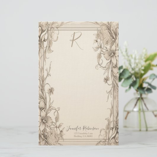  Victoriaans look briefpapier (Staand voorkant)