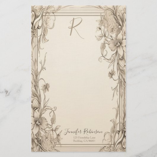  Victoriaans look briefpapier (Voorkant)