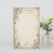 Victoriaans look briefpapier (Staand voorkant)