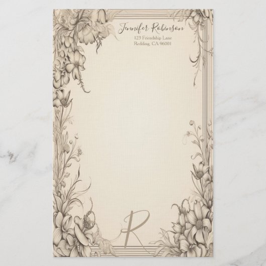  Victoriaans look briefpapier (Voorkant)