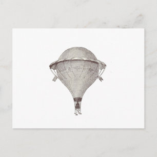 Victoriaans luchtballon Briefkaart