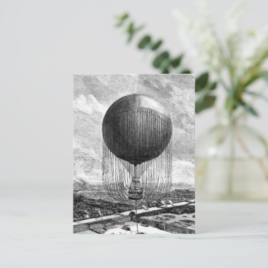  Victoriaans luchtschip Briefkaart (Staand voorkant)