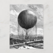 Victoriaans luchtschip Briefkaart (Voorkant)
