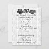 Victoriaans Luncheon Kaart (Achterkant)