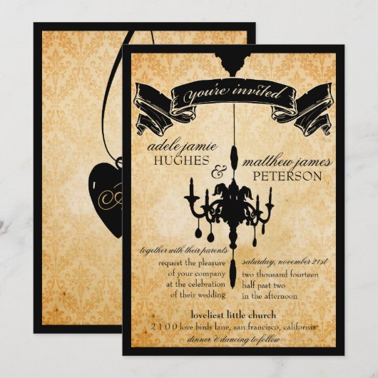 Victoriaans luzerne kaart (Voorkant / Achterkant)