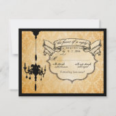 Victoriaans luzerne RSVP (Achterkant)