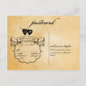 Victoriaans luzerne RSVP Uitnodiging Briefkaart (Achterkant)