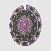 Victoriaans magenta ornament (voorkant)