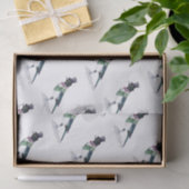 Victoriaans Magpie Bird Tissuepapier (Geschenk)