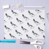 Victoriaans Magpie Bird Tissuepapier (Craft)