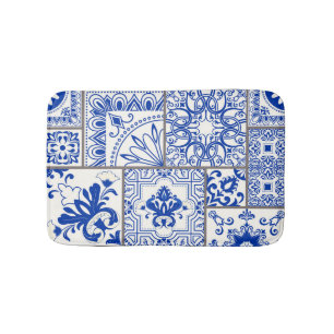 Victoriaans Majolica: Patchwork Tegel Pattern. Badmat