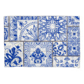 Victoriaans Majolica: Patchwork Tegel Pattern. Kussensloop (Voorkant)